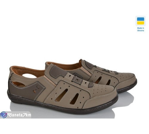 Туфлі чоловічі на літо (8 пар р.40-45) бежевий  "OLLA"
