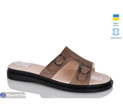 Шлепки жіночі на літо (6 пар р.36-40) коричневий  "LIKA"