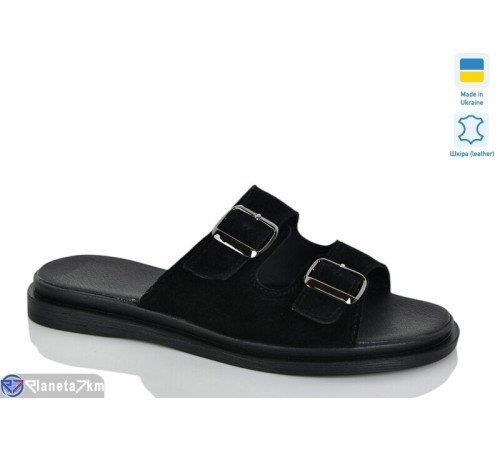 Шлепки жіночі на літо (6 пар р.36-40) чорний  "LIKA"