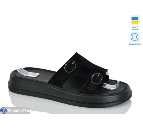Шлепки жіночі на літо (6 пар р.36-40) чорний  "LIKA"