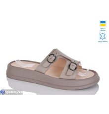 Шлепки жіночі на літо (6 пар р.36-40) коричневий  "LIKA"