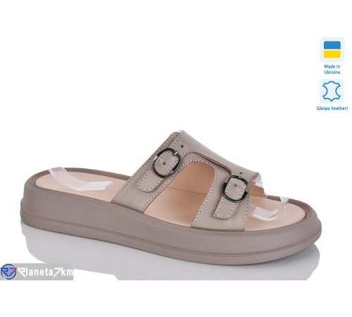 Шлепки жіночі на літо (6 пар р.36-40) коричневий  "LIKA"