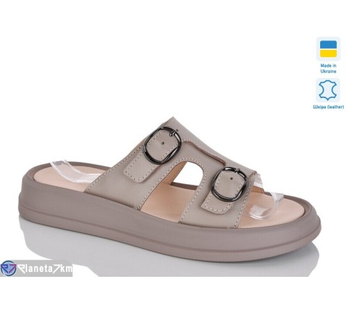 Шлепки жіночі на літо (6 пар р.36-40) коричневий  "LIKA"