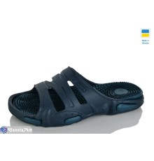 Шлепки чоловічі на літо (6 пар р.40-46) синій  "Melinda"