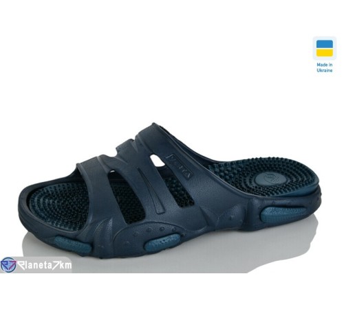 Шлепки чоловічі на літо (6 пар р.40-46) синій  "Melinda"