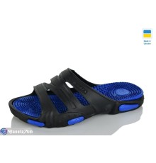 Шлепки чоловічі на літо (6 пар р.40-46) чорний  "Melinda"