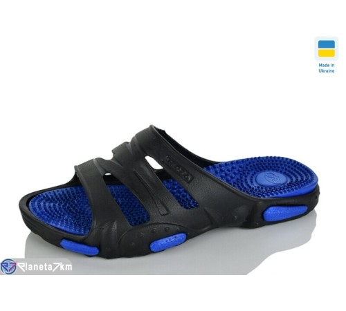 Шлепки чоловічі на літо (6 пар р.40-46) чорний  "Melinda"