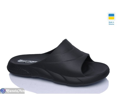 Шлепки жіночі на літо (8 пар р.36-41) чорний  "LUCKY"