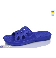 Шлепки жіночі на літо (8 пар р.36-41) синій  "LUCKY"