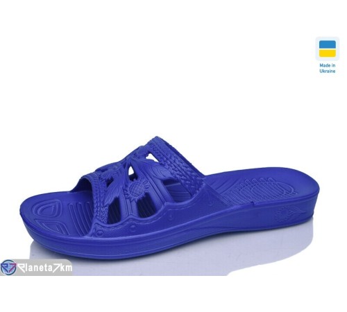 Шлепки жіночі на літо (8 пар р.36-41) синій  "LUCKY"