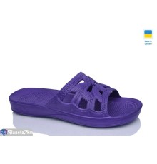 Шлепки жіночі на літо (8 пар р.36-41) фіолетовий  "LUCKY"