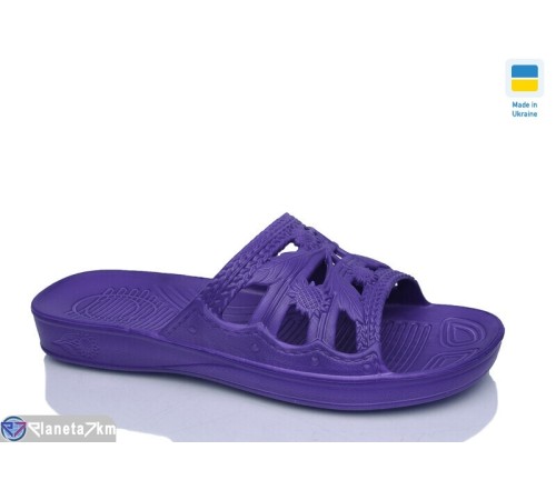 Шлепки жіночі на літо (8 пар р.36-41) фіолетовий  "LUCKY"
