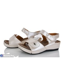 Босоніжки жіночі на літо (6 пар р.36-40) бежевий  "Fuggo"