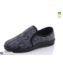 Тапки чоловічі на весну/осінь (7 пар р.41-46) сірий  "Korka"