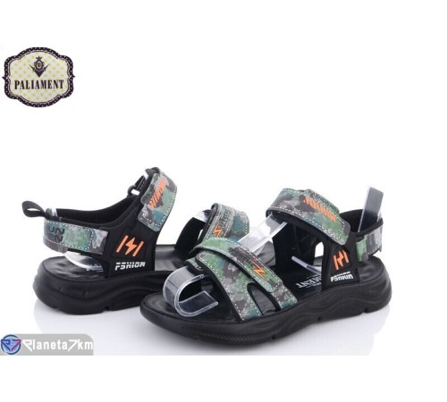 Сандалі дитячі на літо (8 пар р.32-37) зелений  "PALIAMENT"