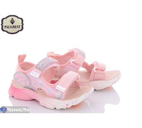 Дитячі босоніжки на літо (8 пар р.26-31) рожевий  "PALIAMENT"