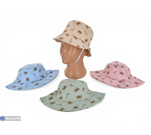 Панама дитяча на літо (5 шт. р.сетка One size) мікс  "CAROLLA"