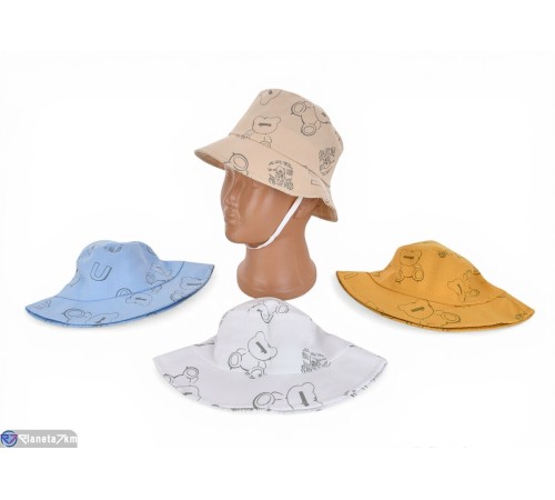 Панама дитяча на літо (5 шт. р.сетка One size) мікс  "CAROLLA"