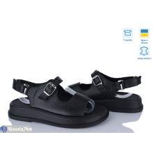 Босоніжки жіночі на літо (6 пар р.36-40) чорний  "Linda"