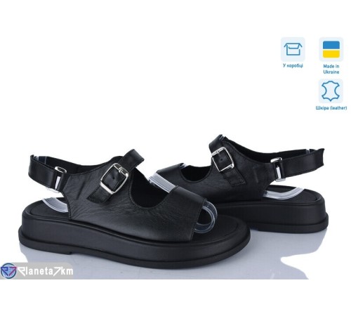 Босоніжки жіночі на літо (6 пар р.36-40) чорний  "Linda"