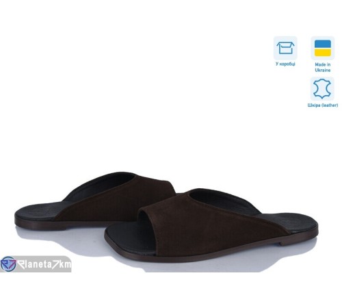 Шлепки жіночі на літо (6 пар р.36-40) коричневий  "Linda"