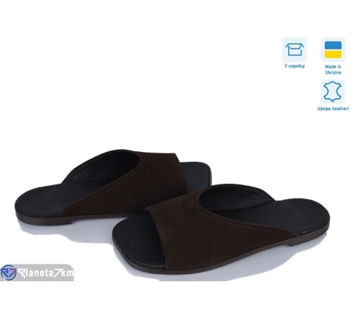 Шлепки жіночі на літо (6 пар р.36-40) коричневий  "Linda"