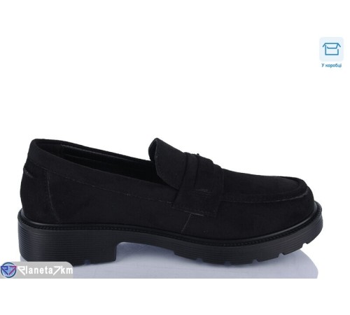 Туфлі жіночі на весну/осінь (8 пар р.36-41) чорний  "KULIBABA"