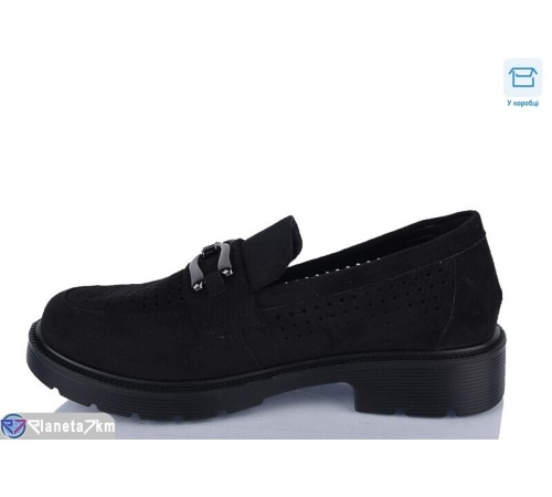 Туфлі жіночі на весну/осінь (8 пар р.36-41) чорний  "KULIBABA"