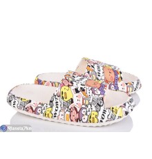 Шлепки жіночі на літо (8 пар р.37-41) бежевий  "Vitta"