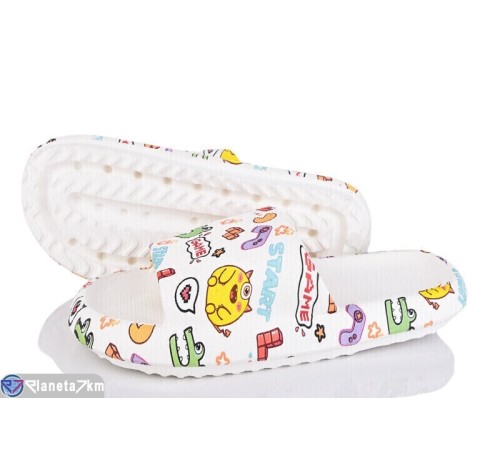 Шлепки жіночі на літо (8 пар р.37-41) білий  "Vitta"