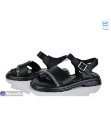 Босоніжки жіночі на літо (6 пар р.36-41) чорний  "Vitta"