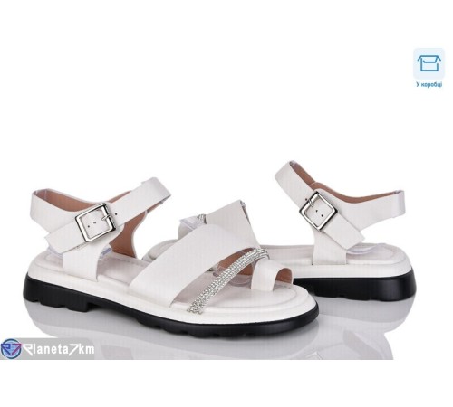 Босоніжки жіночі на літо (6 пар р.36-41) білий  "Vitta"