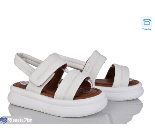 Босоніжки жіночі на літо (6 пар р.36-41) білий  "Vitta"