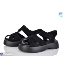 Босоніжки жіночі на літо (6 пар р.36-41) чорний  "Vitta"