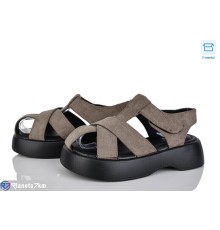 Босоніжки жіночі на літо (6 пар р.36-41) коричневий  "Vitta"