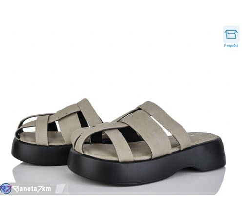 Шлепки жіночі на літо (6 пар р.36-41) бежевий  "Vitta"