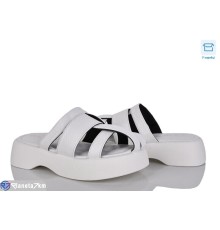 Шлепки жіночі на літо (6 пар р.36-41) білий  "Vitta"