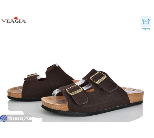 Шлепки жіночі на літо (8 пар р.36-40) коричневий  "Veagia-ADA"
