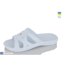 Шлепки жіночі на літо (8 пар р.36-41) білий  "LOTTOS"