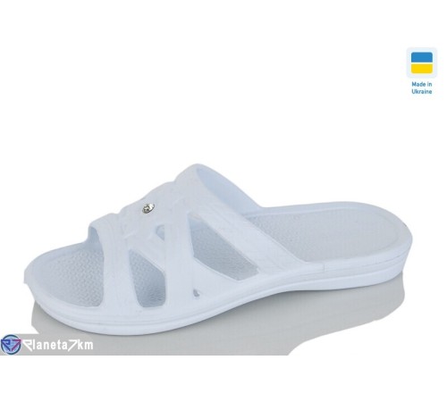Шлепки жіночі на літо (8 пар р.36-41) білий  "LOTTOS"