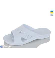 Шлепки жіночі на літо (8 пар р.36-41) білий  "LOTTOS"