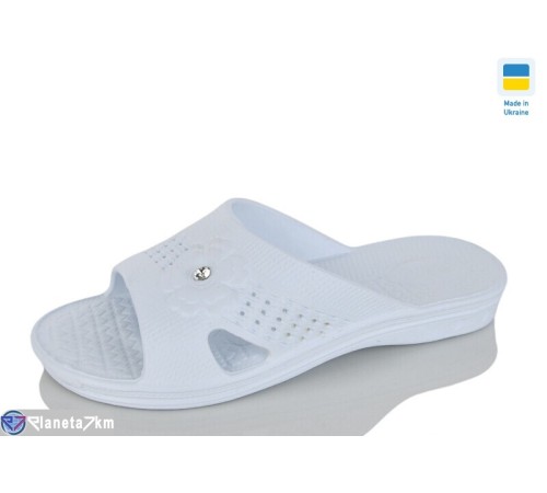 Шлепки жіночі на літо (8 пар р.36-41) білий  "LOTTOS"