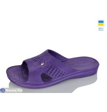 Шлепки жіночі на літо (8 пар р.36-41) фіолетовий  "LOTTOS"