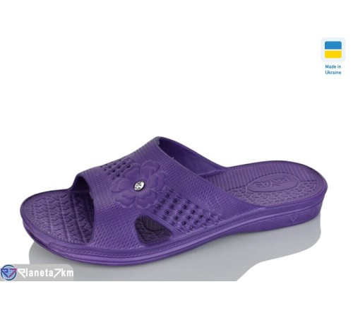 Шлепки жіночі на літо (8 пар р.36-41) фіолетовий  "LOTTOS"