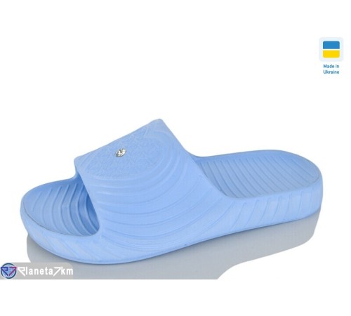 Шлепки жіночі на літо (8 пар р.36-41) блакитний  "LOTTOS"