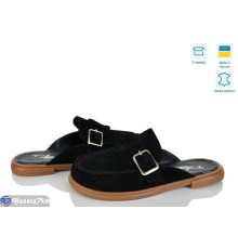 Шлепки жіночі на літо (8 пар р.36-41) чорний  "ERIKA"