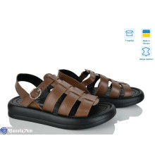 Босоніжки жіночі на літо (8 пар р.36-41) коричневий  "ERIKA"