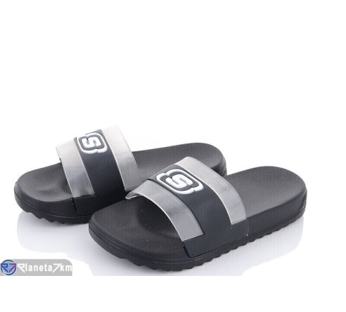 Шлепки жіночі на літо (8 пар р.36-41) чорний  "Kalabok"