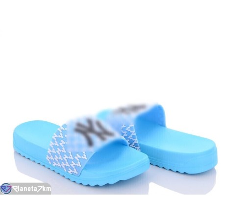 Шлепки жіночі на літо (8 пар р.36-41) синій  "Kalabok"