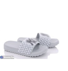 Шлепки жіночі на літо (8 пар р.36-41) сірий  "Kalabok"